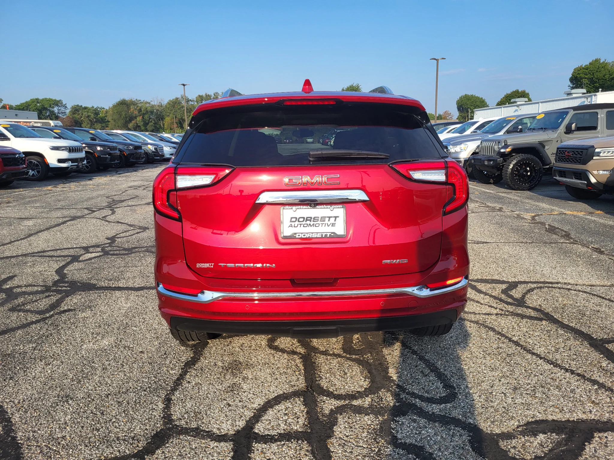 Used 2024 Volcanic Red Tintcoat GMC Denali image 7