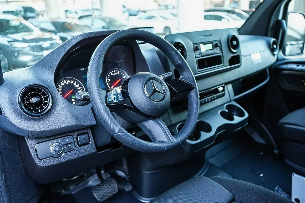 New 2026 Arctic White Mercedes-Benz Cargo 170WB High Roof RWD 2.0L I4 Diesel Turbo SO image 12