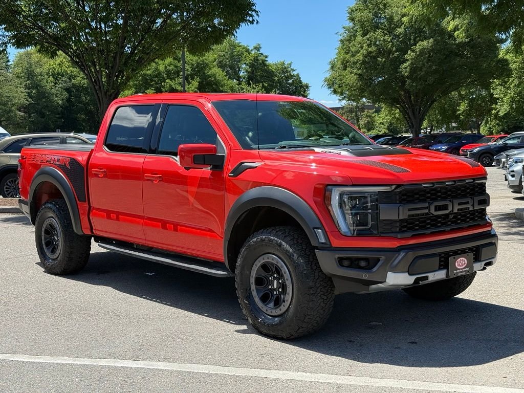 Used 2021 Orange Ford Raptor image 1