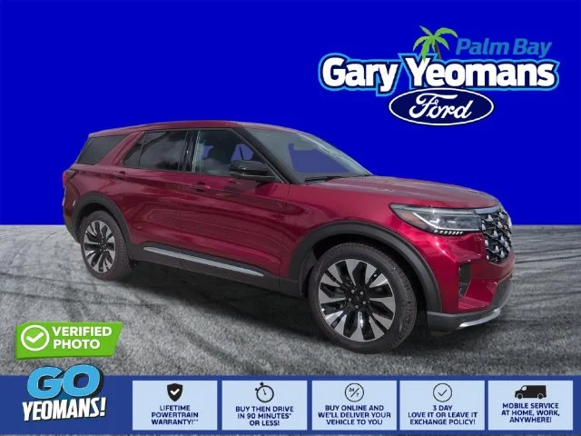 New 2027 Ruby Red Metallic Tinted Clearcoat Ford Platinum™ image 1