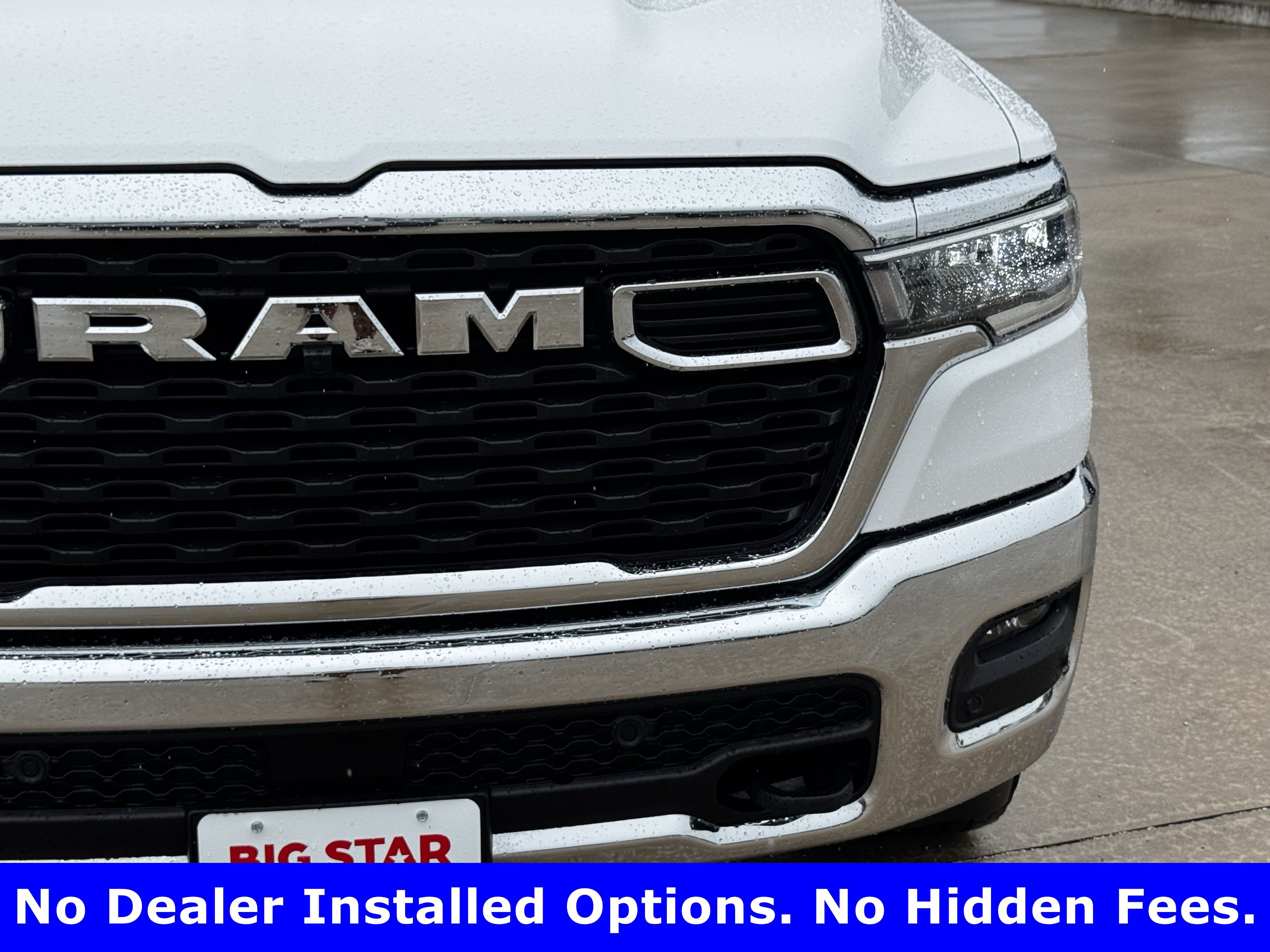Used 2025 Bright White Clearcoat Ram Lone Star image 4