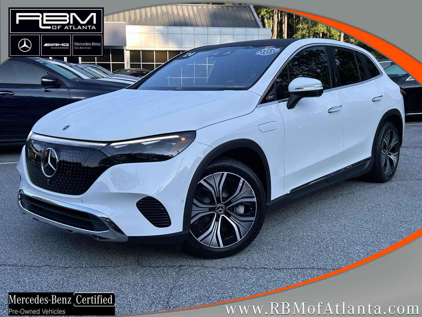 Certified Used 2024 Polar White Mercedes-Benz EQE 350 4MATIC® SUV image 1
