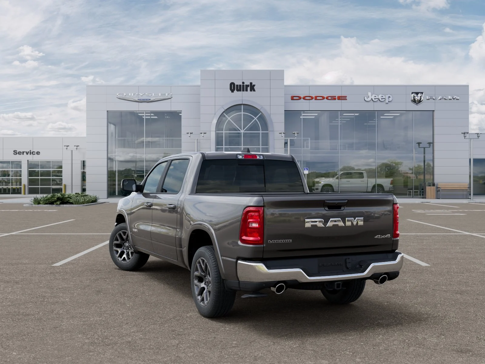 New 2027 Granite Crystal Metallic Clear-Coat Exterior Paint RAM Laramie image 29