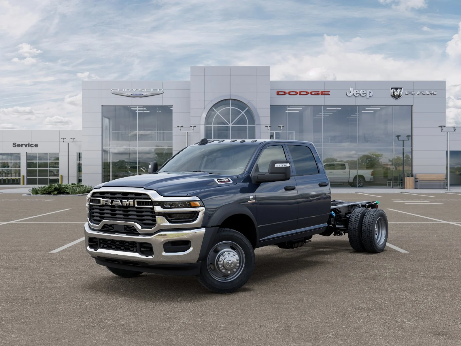 New 2026 Forged Blue Metallic Exterior Paint RAM Tradesman image 27