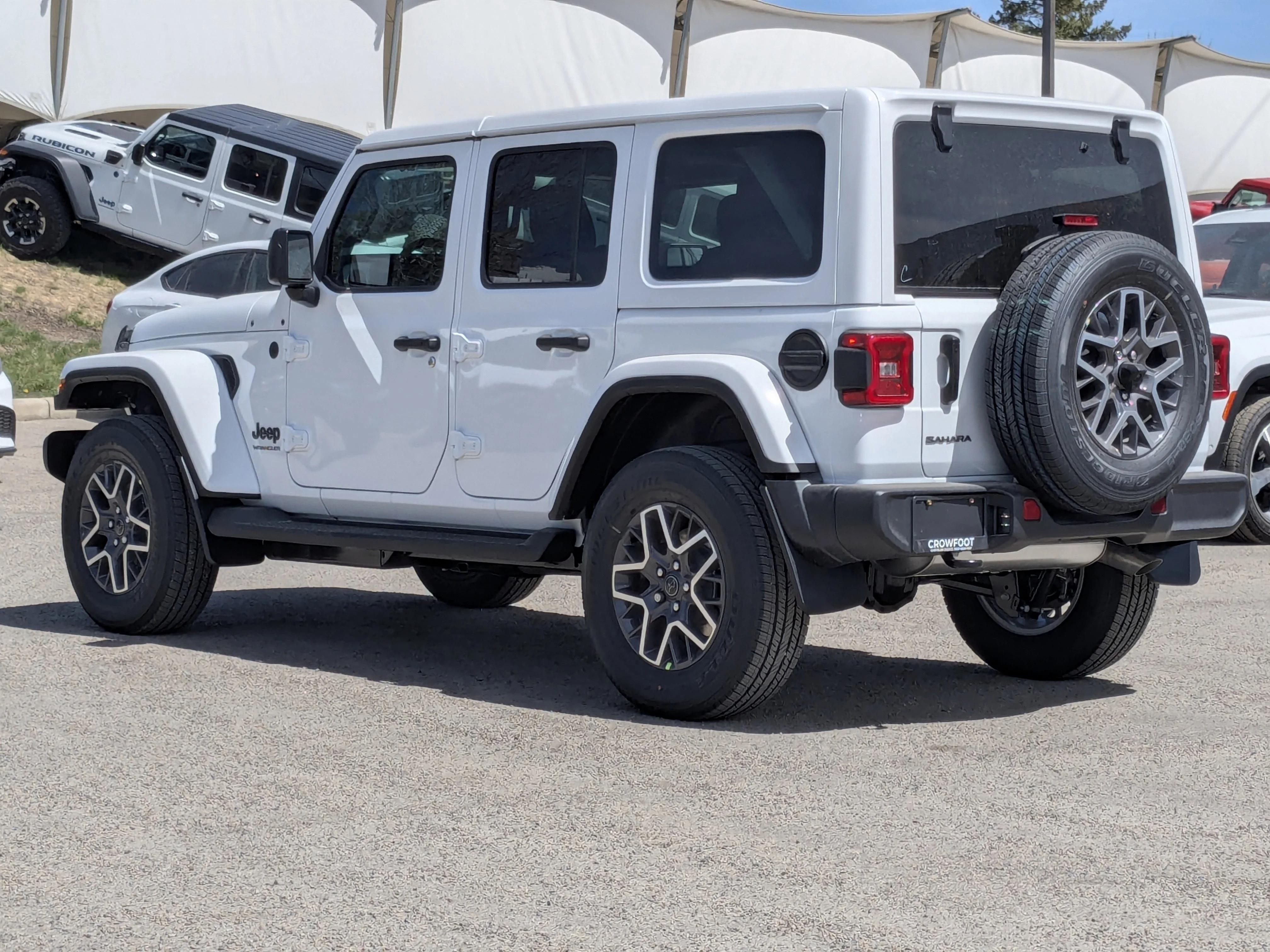 New 2026 White Jeep Sahara - - Body-Color Top - Side Steps - 2.0L Turbo - Remote Start & tons more! image 6