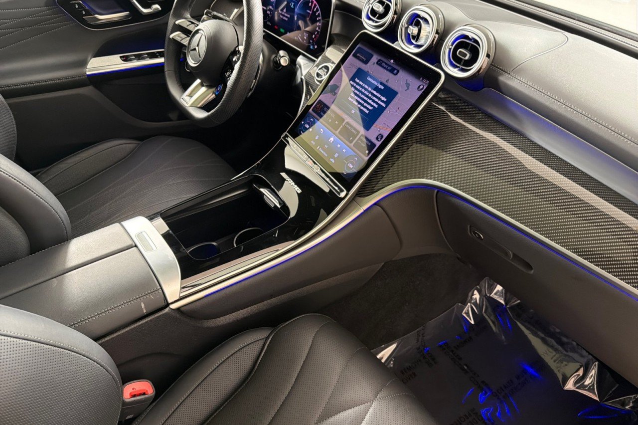Used 2025 Polar White Mercedes-Benz AMG® GLC 63 S E Performance image 15