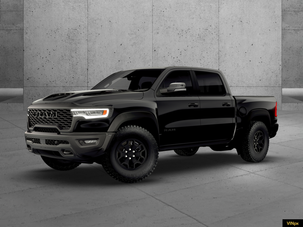 New 2026 Diamond Black Crystal Pearl-Coat Exterior Paint RAM RHO image 1