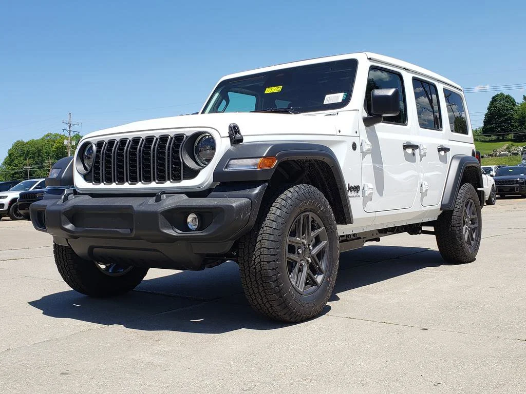 New 2026 Bright White Clear-Coat Exterior Paint Jeep Sport S image 7