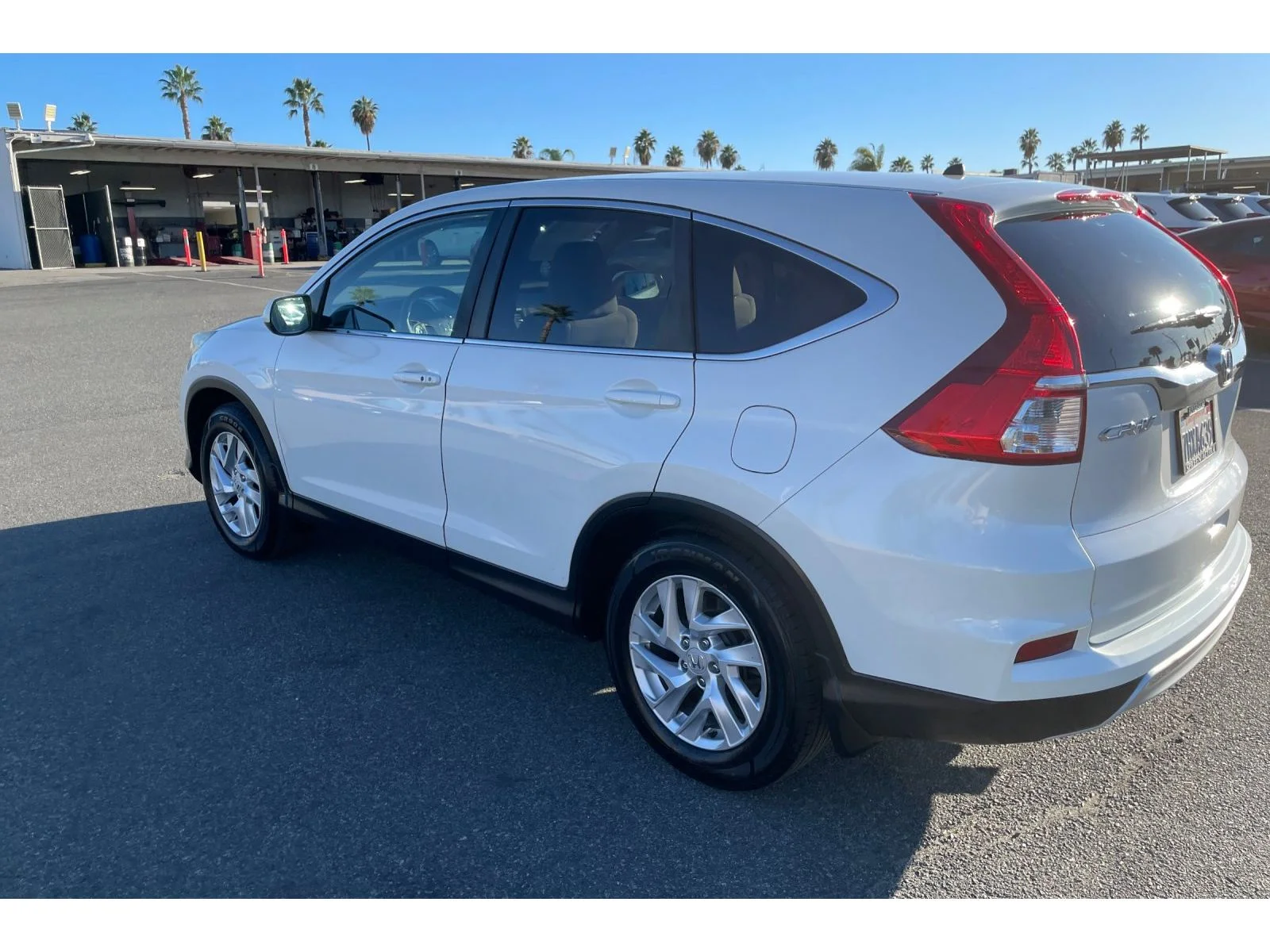 Used 2015 White Diamond Pearl Honda EX image 3