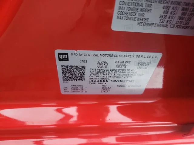 Used 2022 Red Hot Chevrolet LT image 33