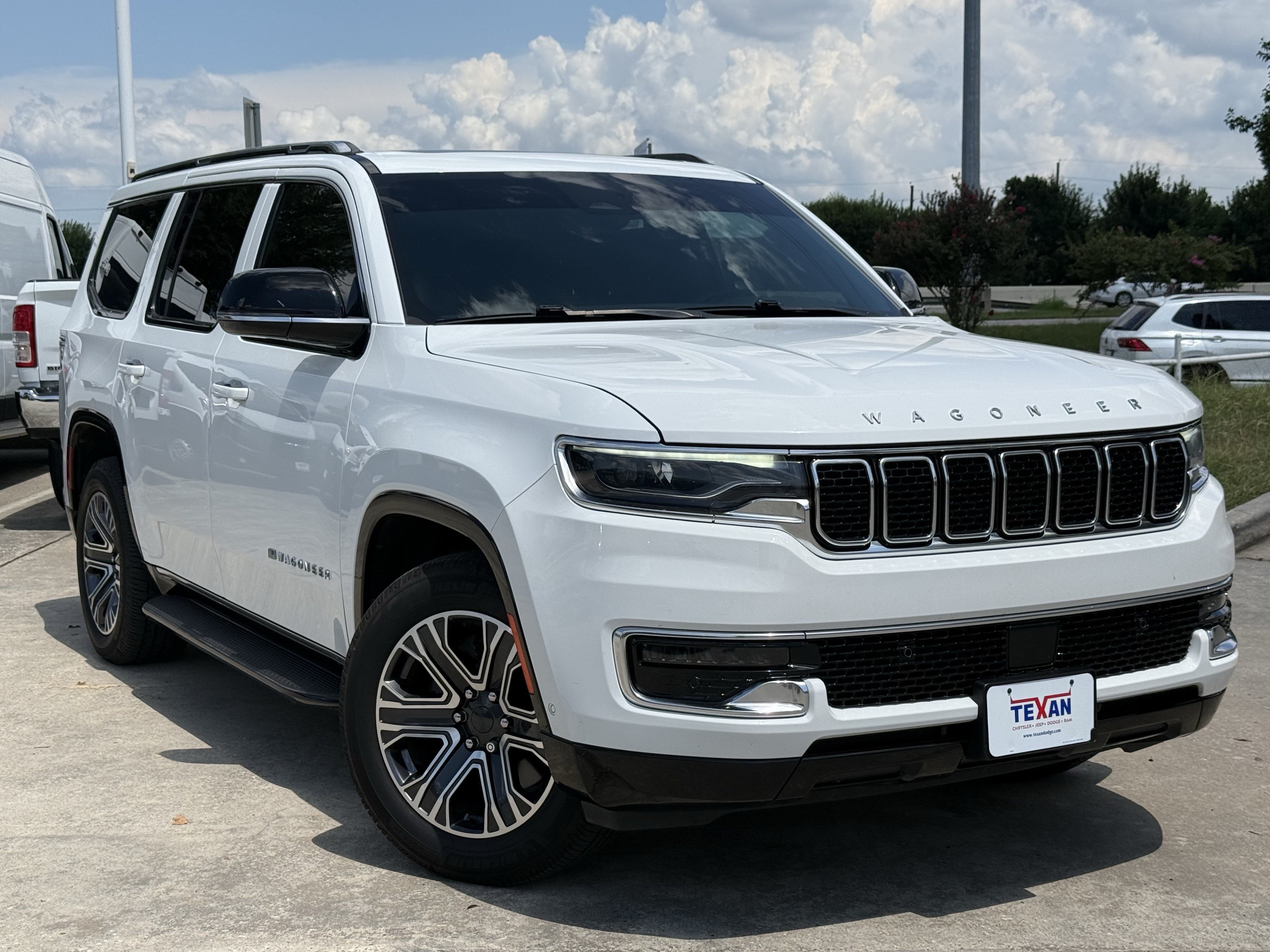 Used 2023 Bright White Clearcoat Jeep Base image 2