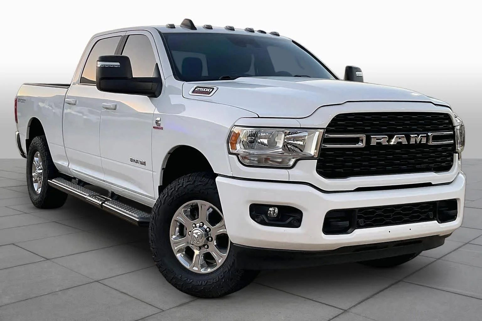 Used 2023 Bright White Clearcoat Ram Big Horn image 3