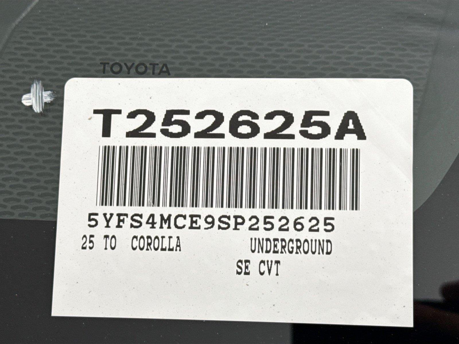 Used 2025 Underground Toyota SE image 53