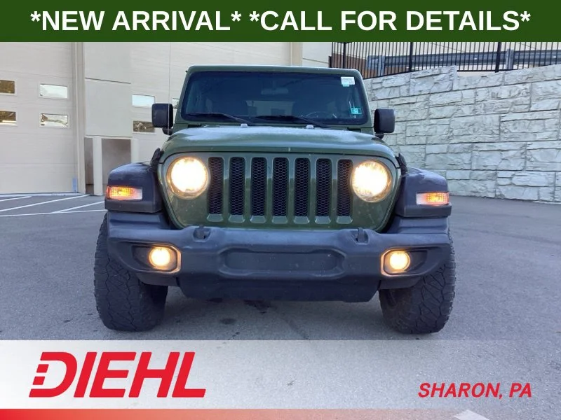 Used 2021 Green Jeep Unlimited Sport S image 2