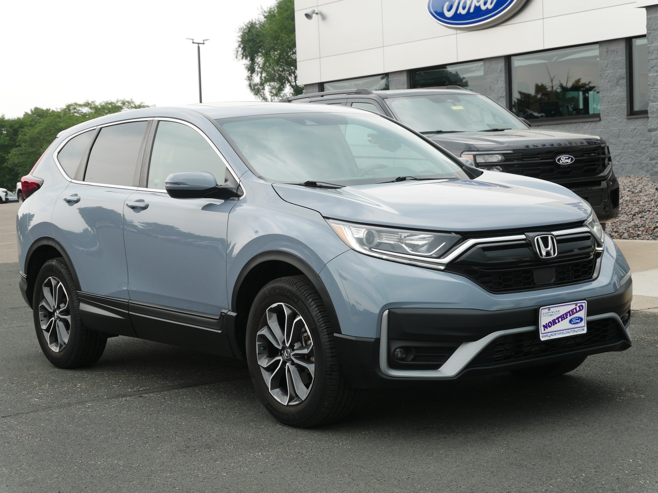 Used 2020 Honda CR-V EX with VIN 2HKRW2H58LH661123 for sale in Northfield, Minnesota