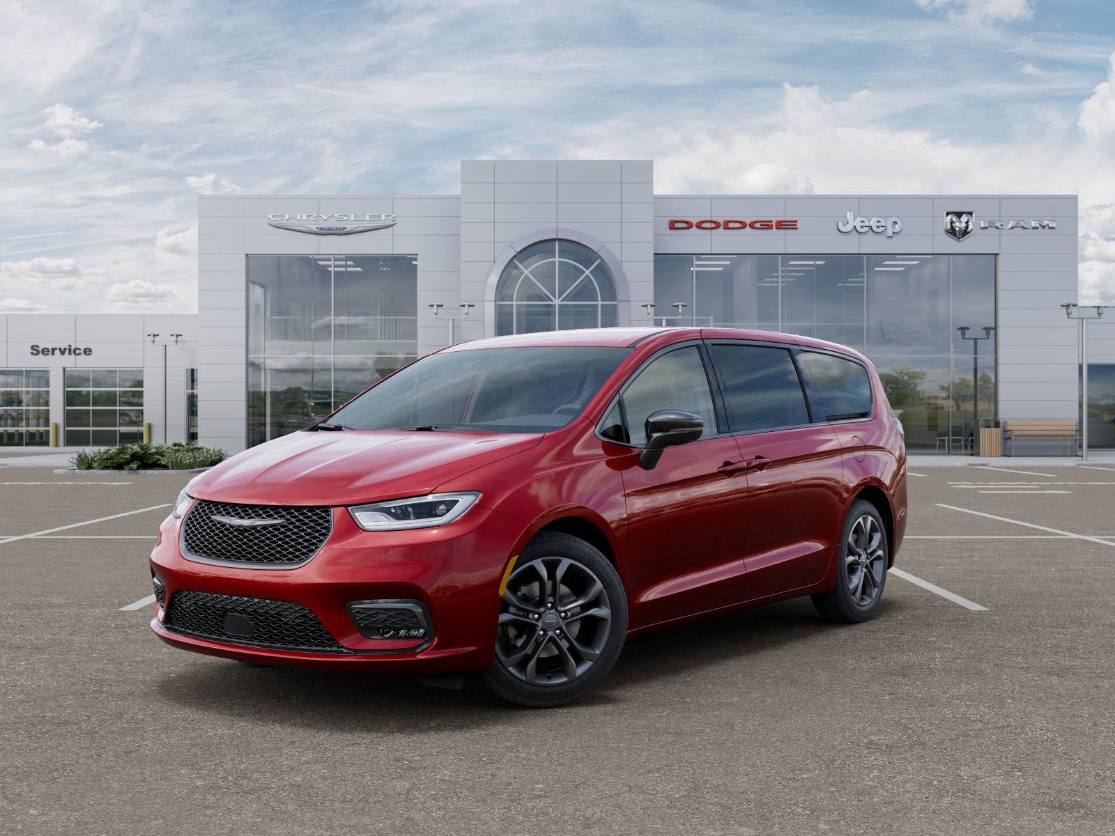 New 2026 Red Hot Pearl-Coat Exterior Paint Chrysler Select image 2