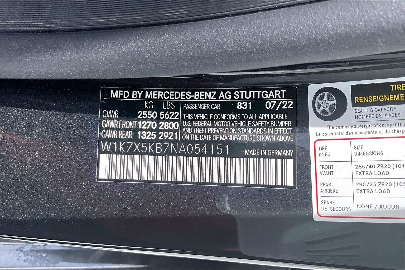 Certified Used 2022 Graphite Grey Metallic Mercedes-Benz AMG® GT 43 image 32