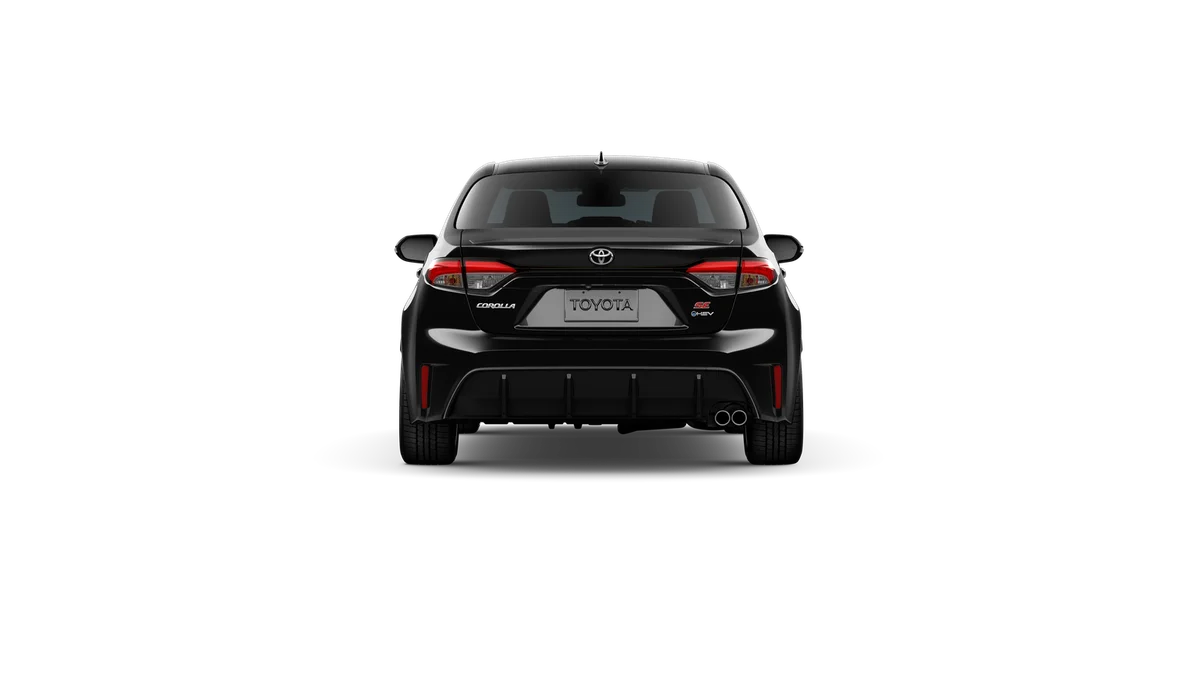 New 2026 Midnight Black Metallic Toyota Hybrid SE image 8