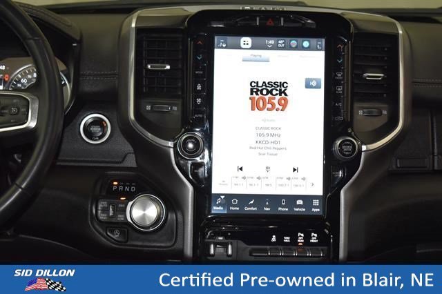 Used 2023 Diamond Black Crystal Pearlcoat Ram Laramie image 5