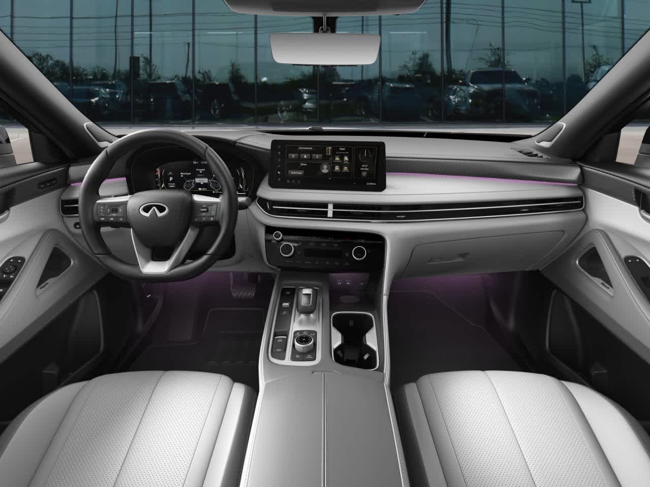 New 2027 Radiant White/Black Obsidian INFINITI Sport AWD image 7