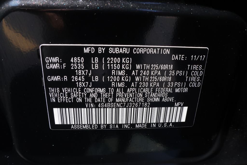 Used 2018 Black Subaru 3.6R image 43