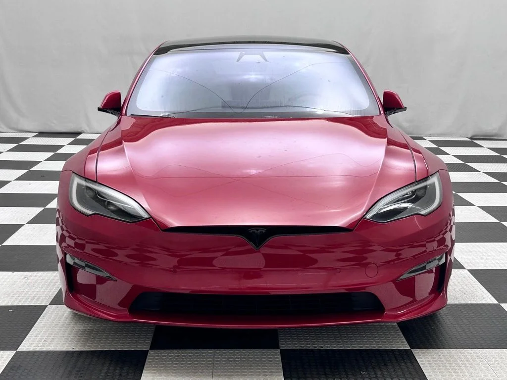 Used 2022 Red Tesla Base image 3