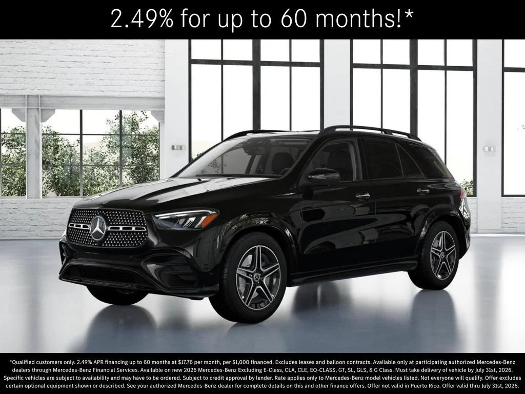 New 2026 Obsidian Black Metallic Mercedes-Benz GLE 350 image 81