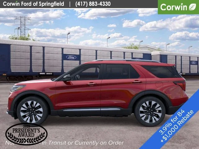 New 2026 Rapid Red Metallic Tinted Clearcoat Ford Platinum™ image 4