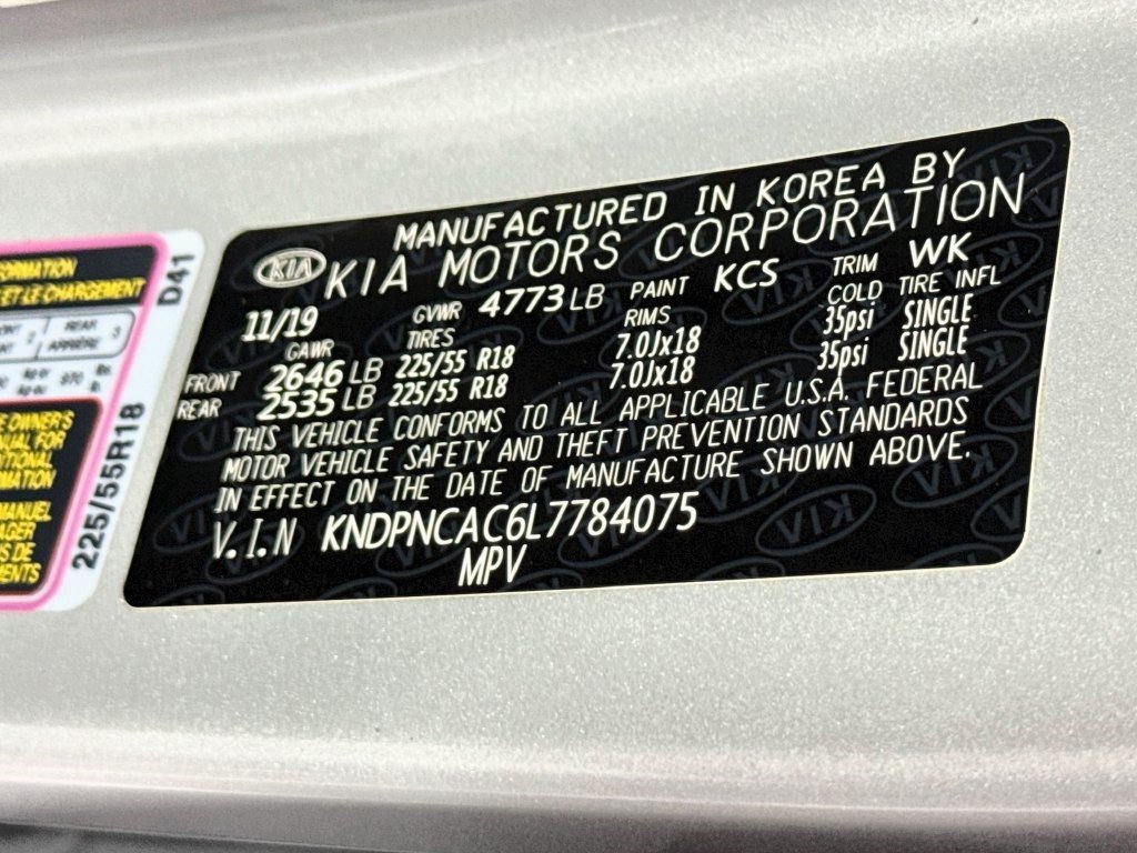 Used 2020 Sparkling Silver Kia EX image 36