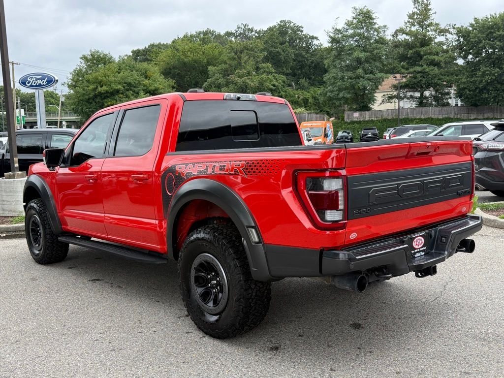 Used 2021 Orange Ford Raptor image 8