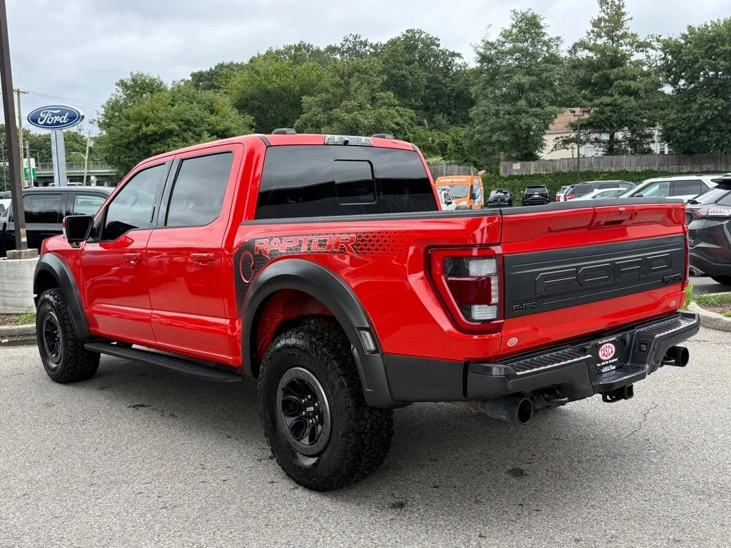 Certified Used 2021 Orange Metallic Ford Raptor image 8