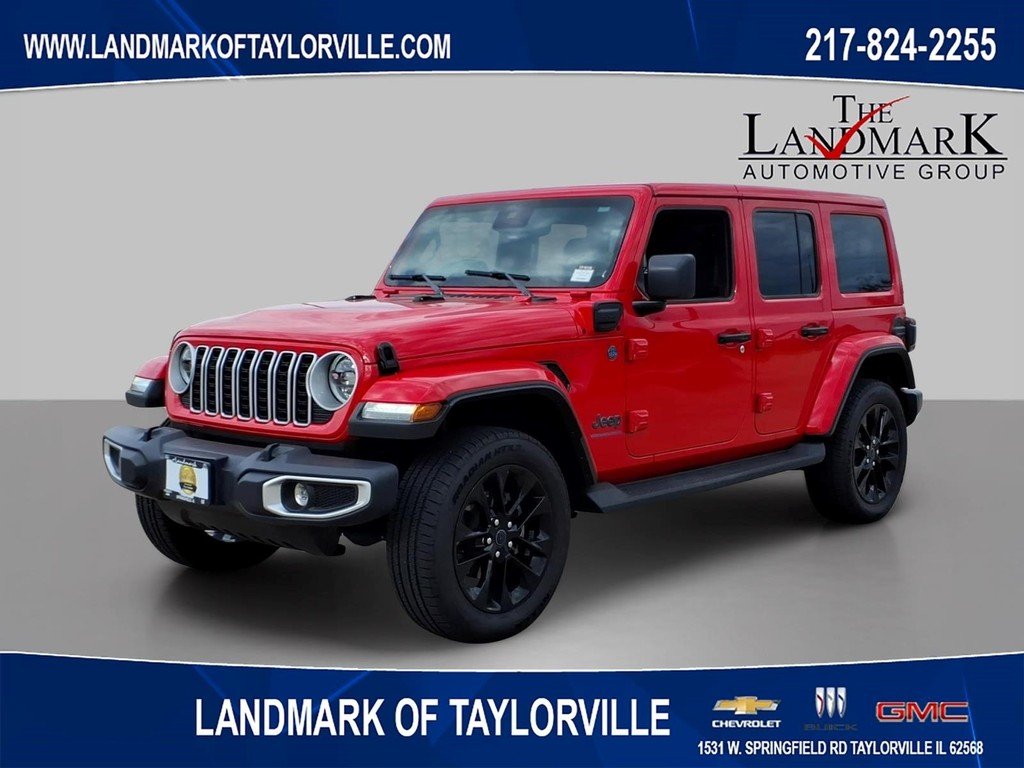 Pre-Owned 2025 Jeep Wrangler 4xe SAHARA in Springfield, IL | Near