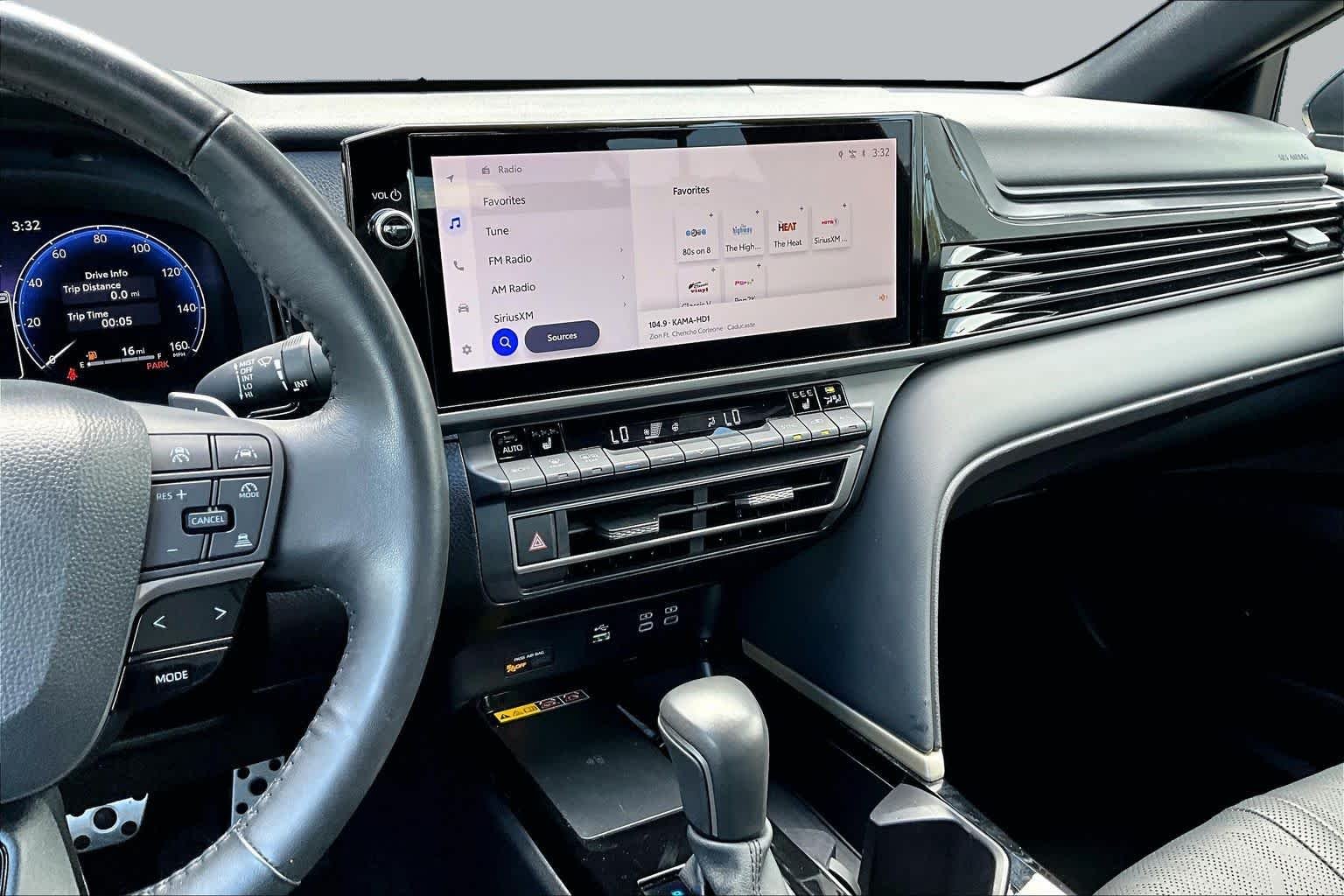 Used 2025 Midnight Black Metallic Toyota XSE image 7