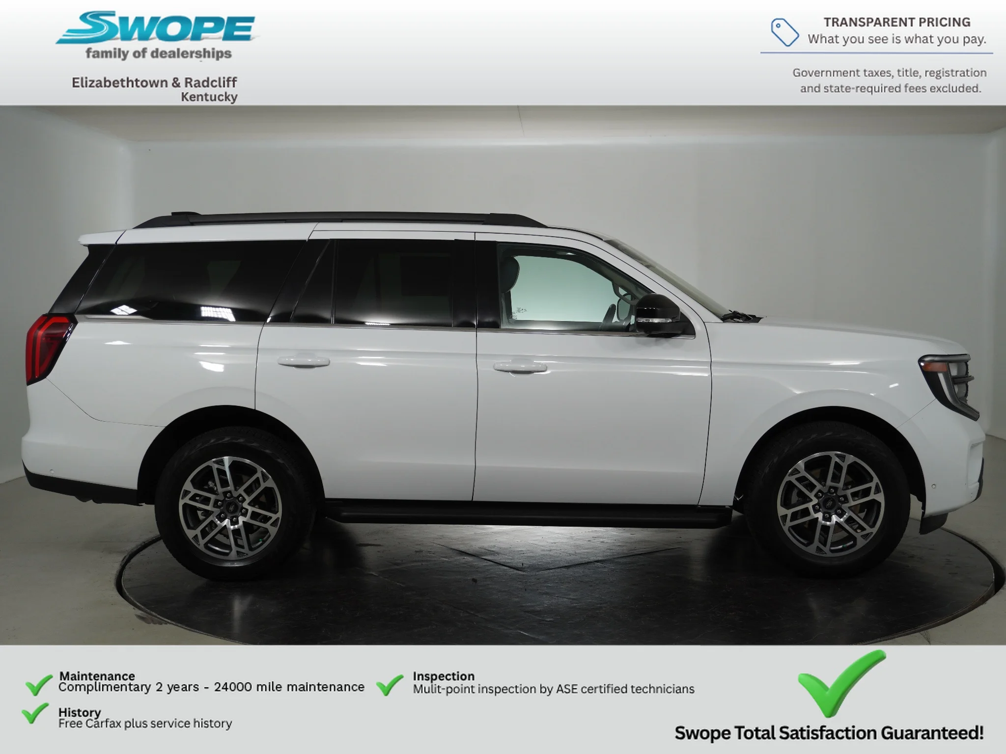 Used 2025 Oxford White Ford Active image 2