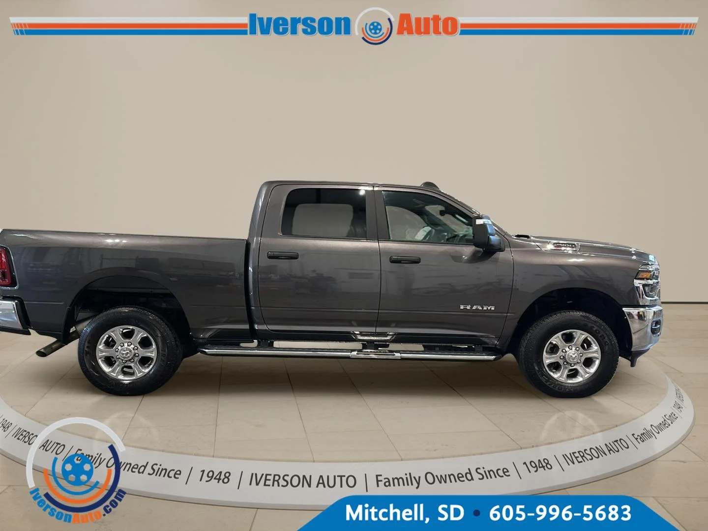 Used 2026 Granite Crystal Metallic Clearcoat Ram Big Horn image 8
