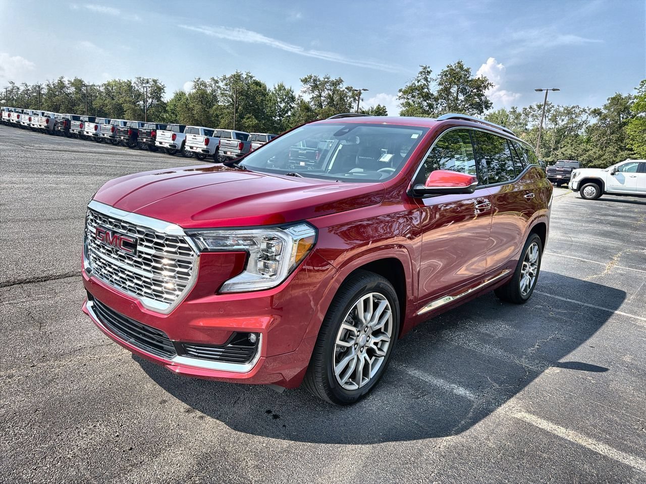 Used 2024 Volcanic Red Tintcoat GMC Denali image 4