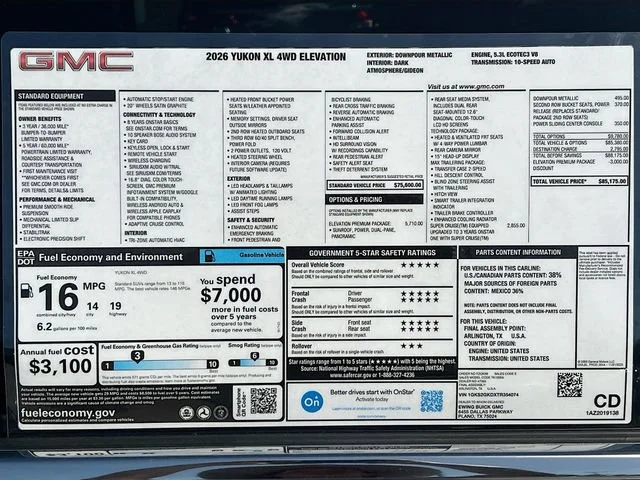 2026 GMC Yukon XL Elevation - Photo 21