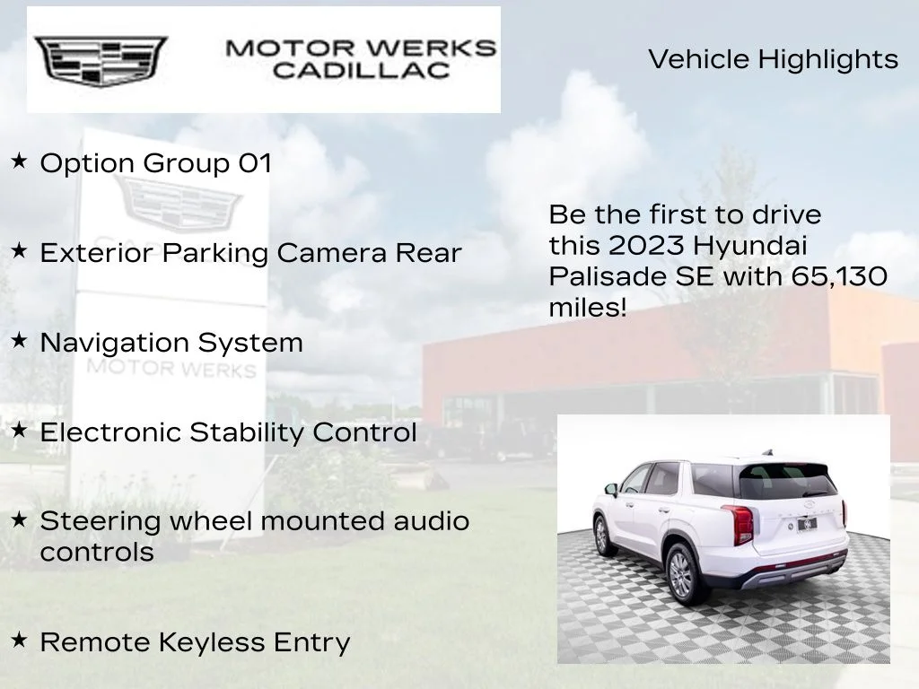 Used 2023 White Hyundai SE image 13