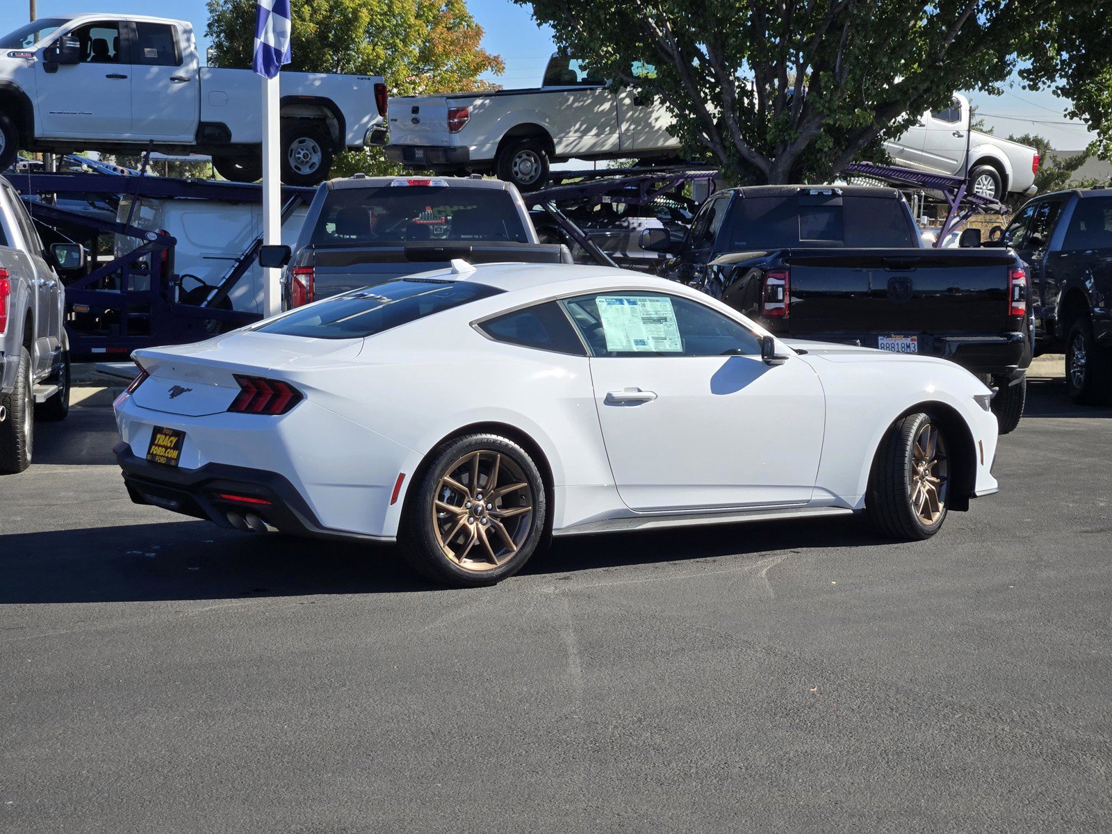 New 2026 Oxford White Ford EcoBoost® Fastback image 4