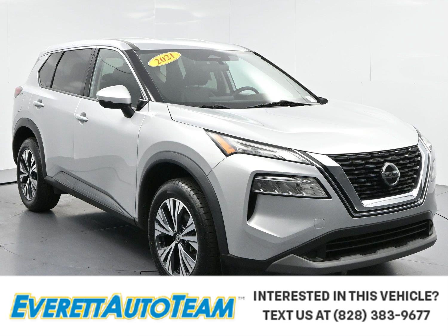 Used 2021 Brilliant Silver Metallic Nissan SV image 1