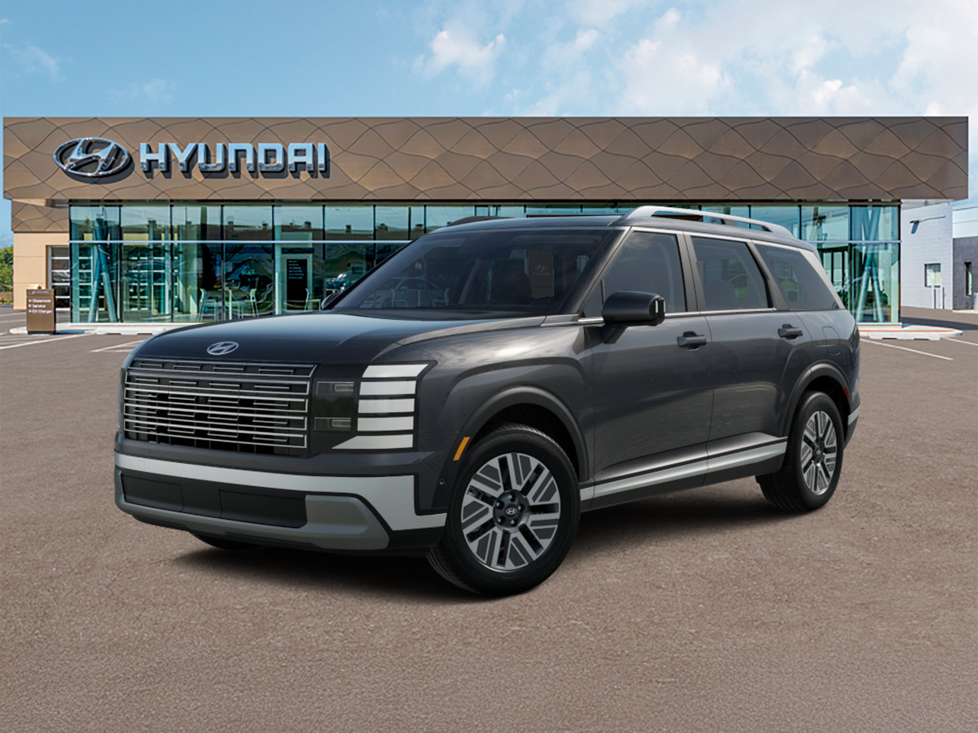 New 2026 Ecotronic Gray Pearl Hyundai Blue SEL Premium 8P image 2