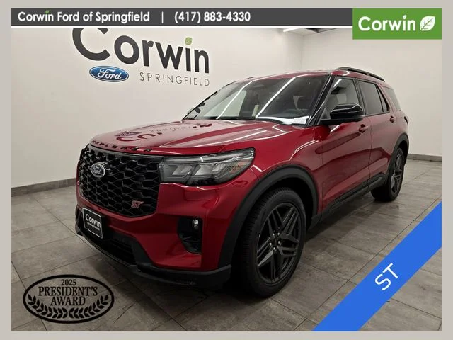 New 2026 Rapid Red Metallic Tinted Clearcoat Ford ST image 1