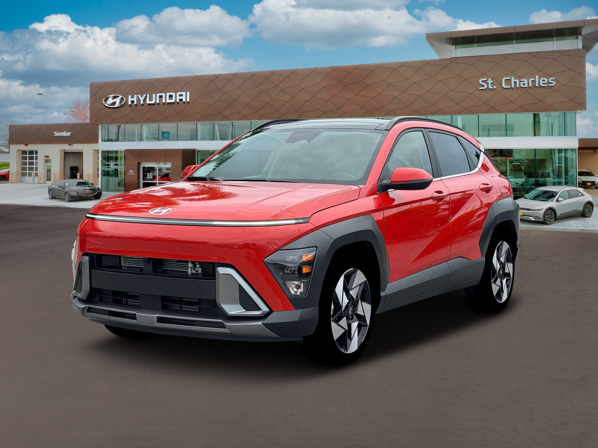 New 2026 Orange Hyundai Limited AWD image 1