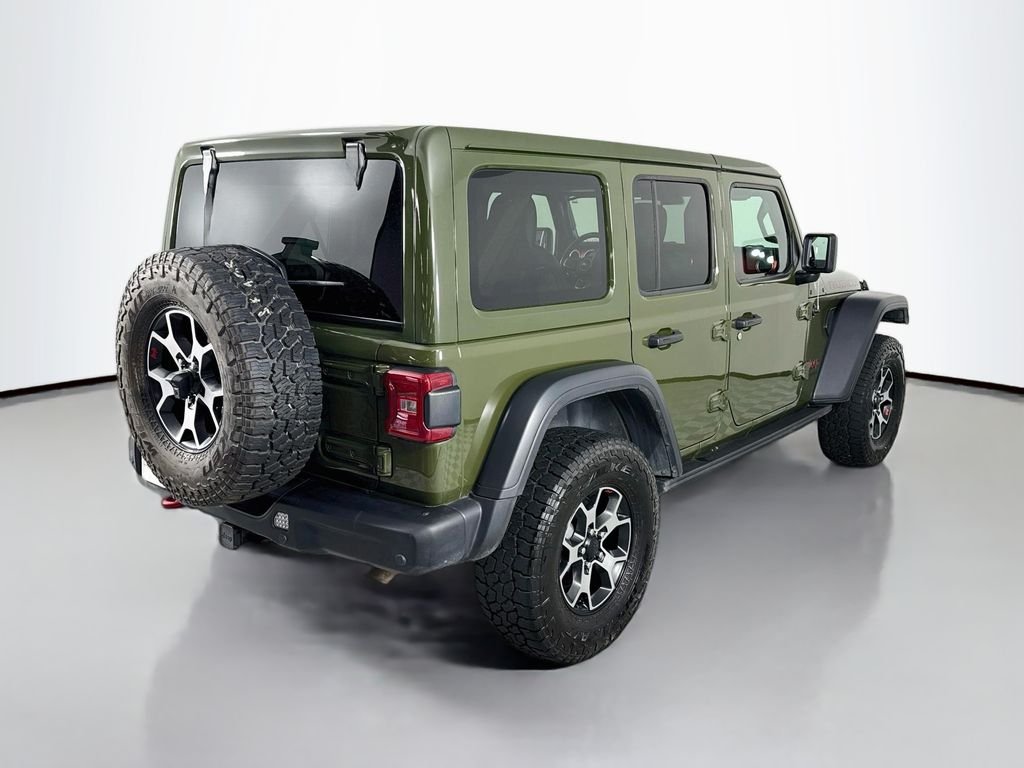 Used 2021 Green Jeep Unlimited Rubicon image 9