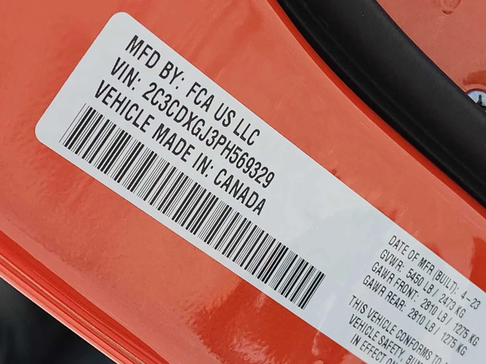 Used 2023 Go Mango Dodge Scat Pack Widebody image 25