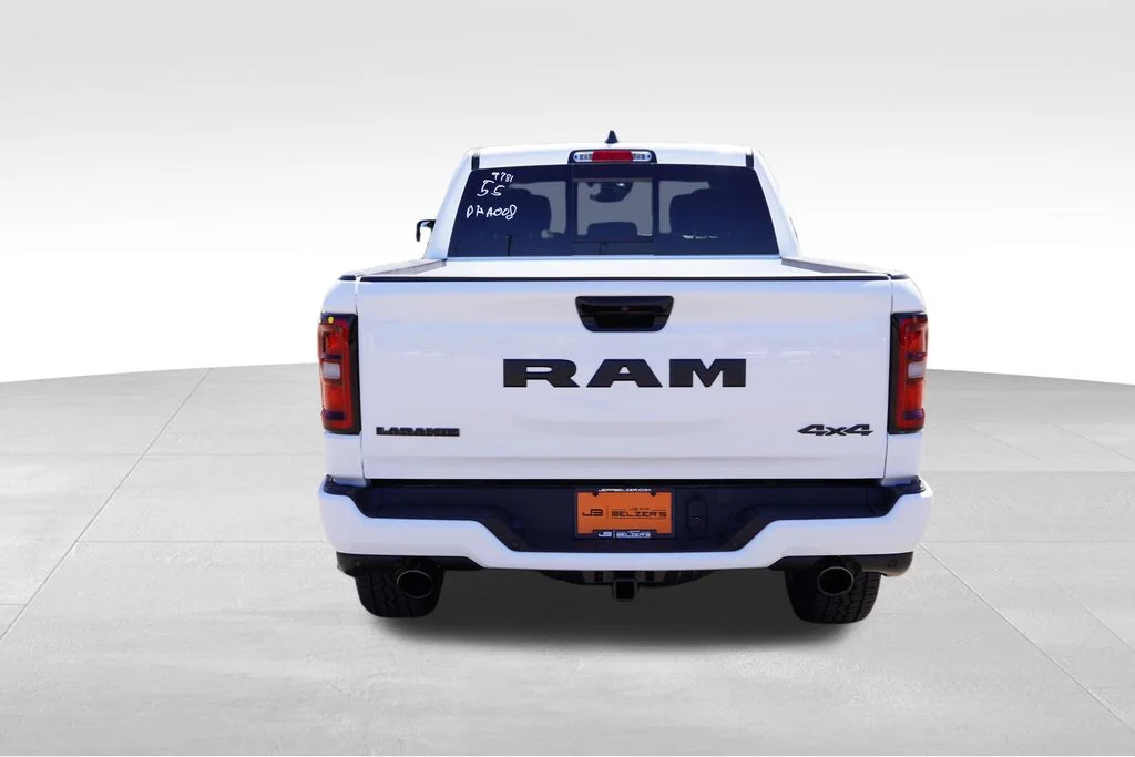 New 2026 Bright White Clear-Coat Exterior Paint RAM Laramie image 4