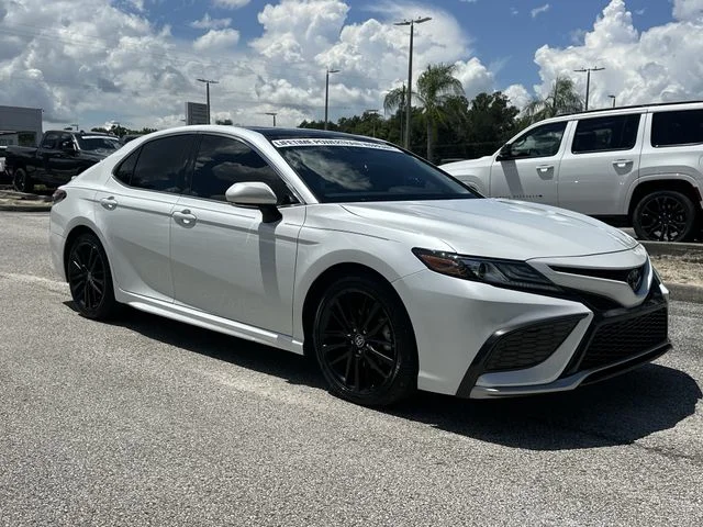 Used 2022 Beige Toyota XSE image 2