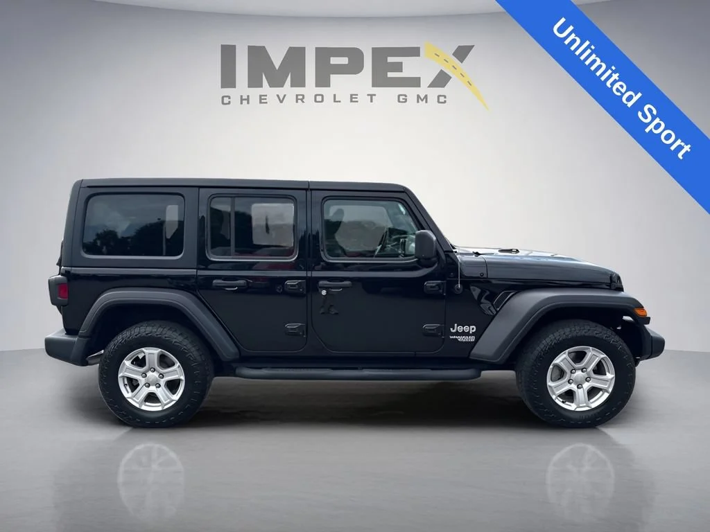 Used 2021 Black Jeep Unlimited Sport S image 6