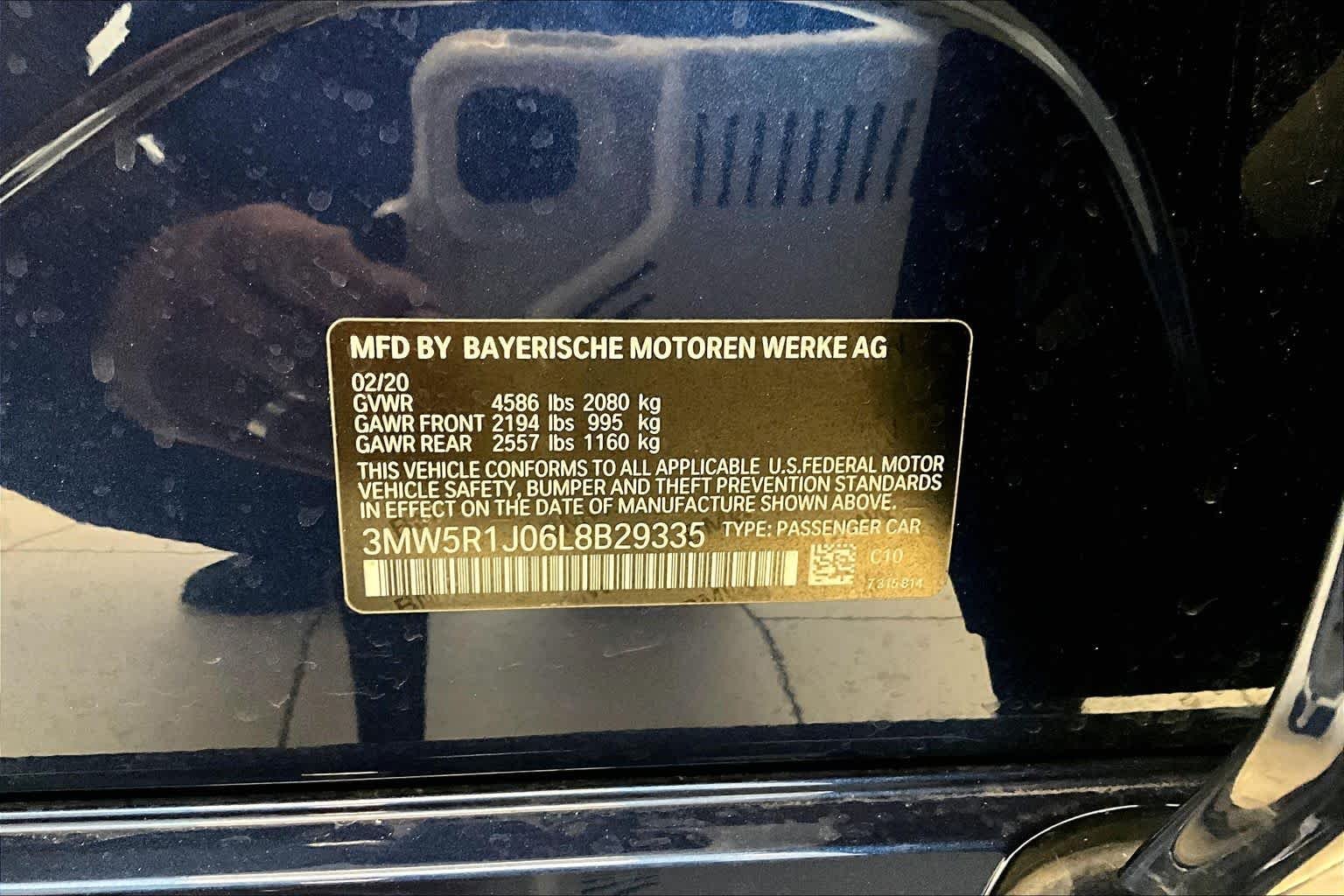 Used 2020 Mediterranean Blue Metallic BMW 330i image 30