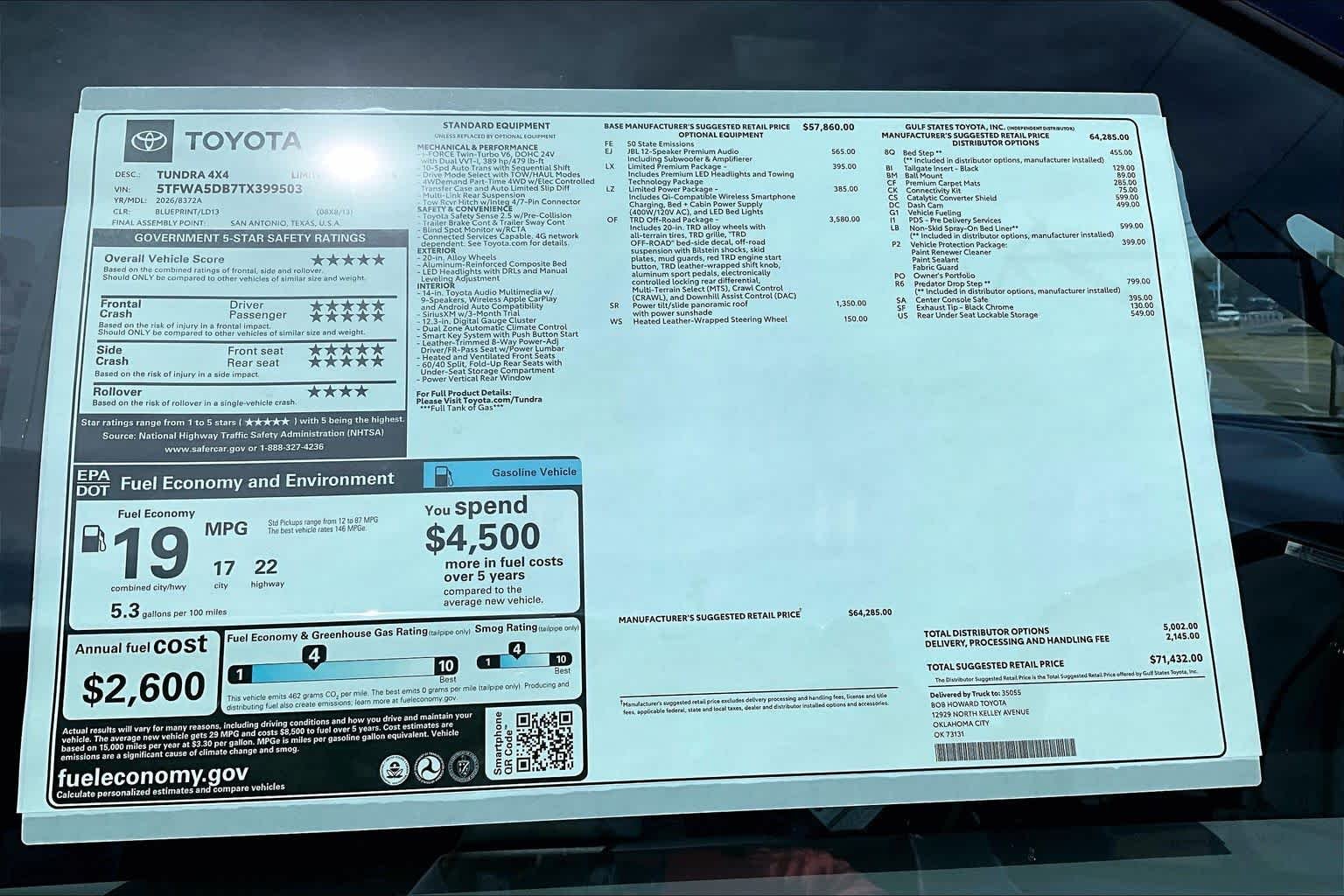 New 2026 Blueprint Toyota Limited image 19